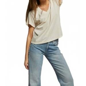 NEW PERFECTWHITETEE hendrix v neck tee in sugar